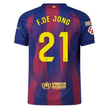 Alternative view of Maillot Match Barca Domicile 2025 2026 De Jong La Liga