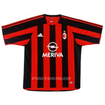 Alternative view of Maillot Milan AC Domicile 2003 2004 Rui Costa