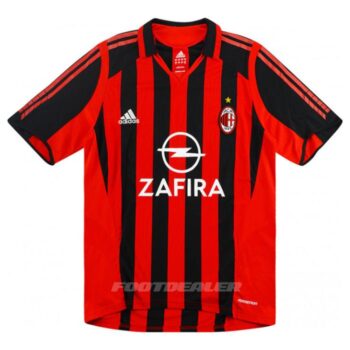 Alternative view of Maillot Milan AC Domicile 2005 2006 Seedorf