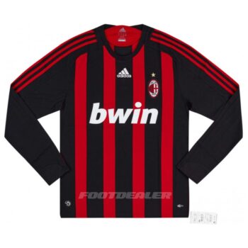 Alternative view of Maillot Milan AC Domicile 2008 2009 Ronaldinho