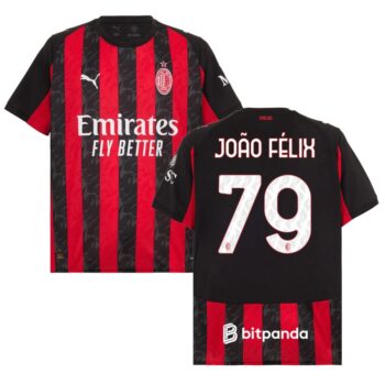 Maillot Milan AC Domicile 2025 2026 Joao Félix