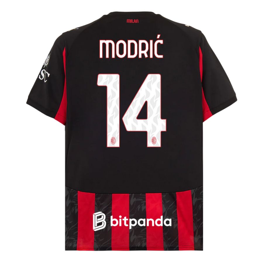 Maillot Kit Enfant Milan AC Domicile 2025 2026 Modric – Image 2