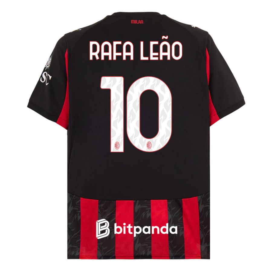 Maillot Kit Enfant Milan AC Domicile 2025 2026 Rafael Leao – Image 2