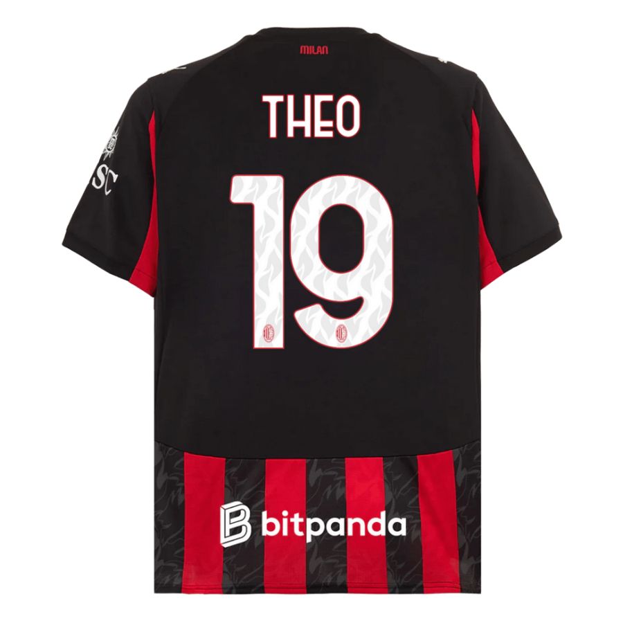 Maillot Kit Enfant Milan AC Domicile 2025 2026 Theo – Image 2