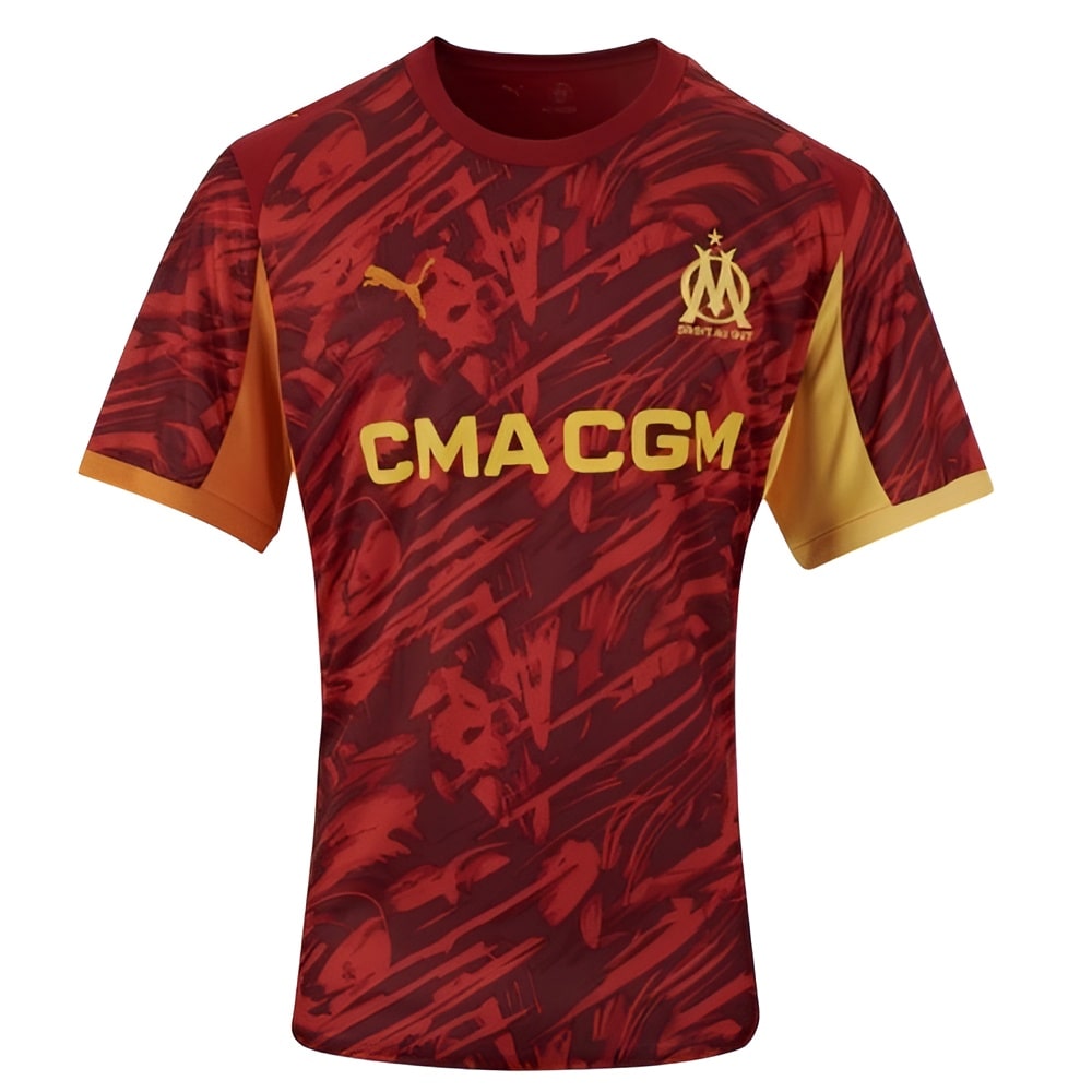 Maillot OM 2025 2026 Gardien Rouge