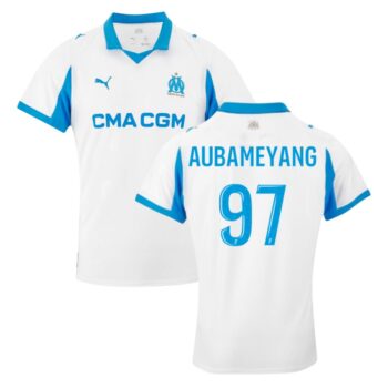 Maillot OM Domicile 2025 2026 Aubameyang