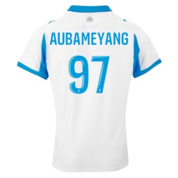 Alternative view of Maillot Kit Enfant OM Domicile 2025 2026 Aubameyang