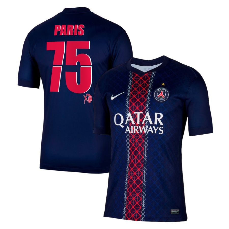 Maillot Enfant PSG 2025 2026 Collector x XO 75 Paris