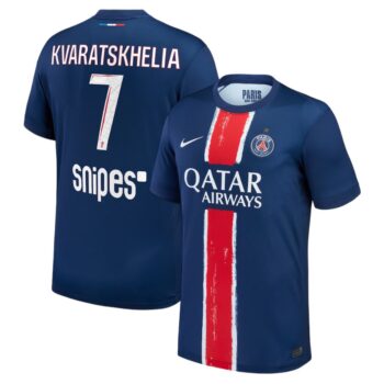 Maillot PSG Domicile 2024 2025 Kvaratskhelia 1 Etoile