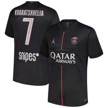 Maillot PSG Jordan Fourth 2025 2026 Kvaratskhelia