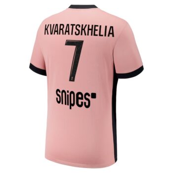 Alternative view of Maillot PSG Third 2024 2025 Kvaratskhelia
