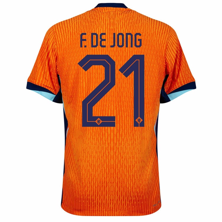 Maillot Pays Bas 2024 2025 Domicile De Jong – Image 2
