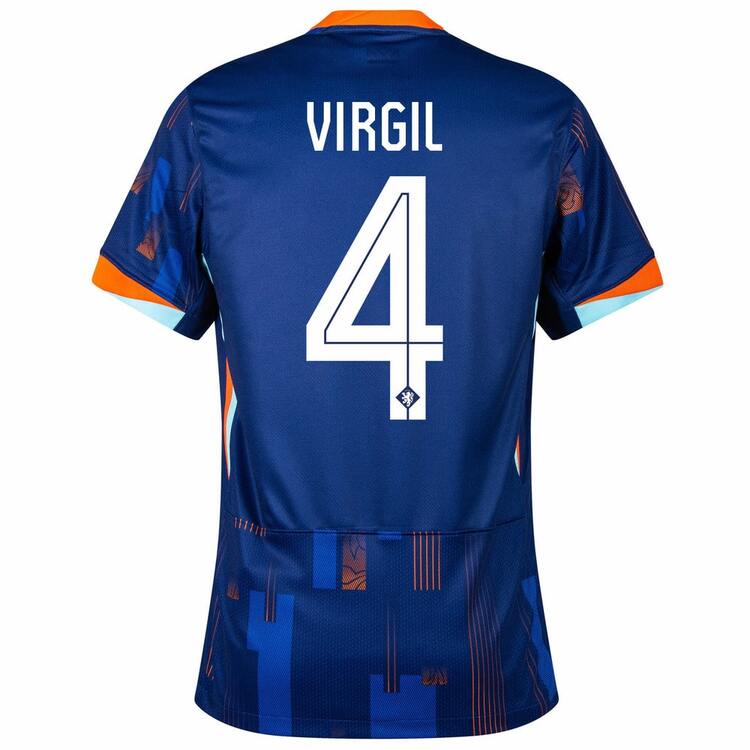 Maillot Pays Bas 2024 2025 Exterieur Virgil – Image 2