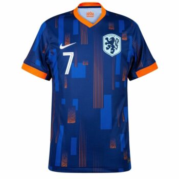 Alternative view of Maillot Pays Bas 2024 2025 Exterieur Xavi