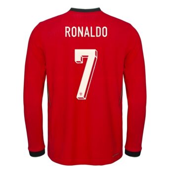 Alternative view of Maillot Portugal Domicile 2025 2026 Ronaldo Manches Longues