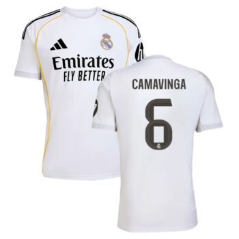 Maillot Real Madrid Domicile 2025 2026 Camavinga