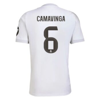 Alternative view of Maillot Real Madrid Domicile 2025 2026 Camavinga