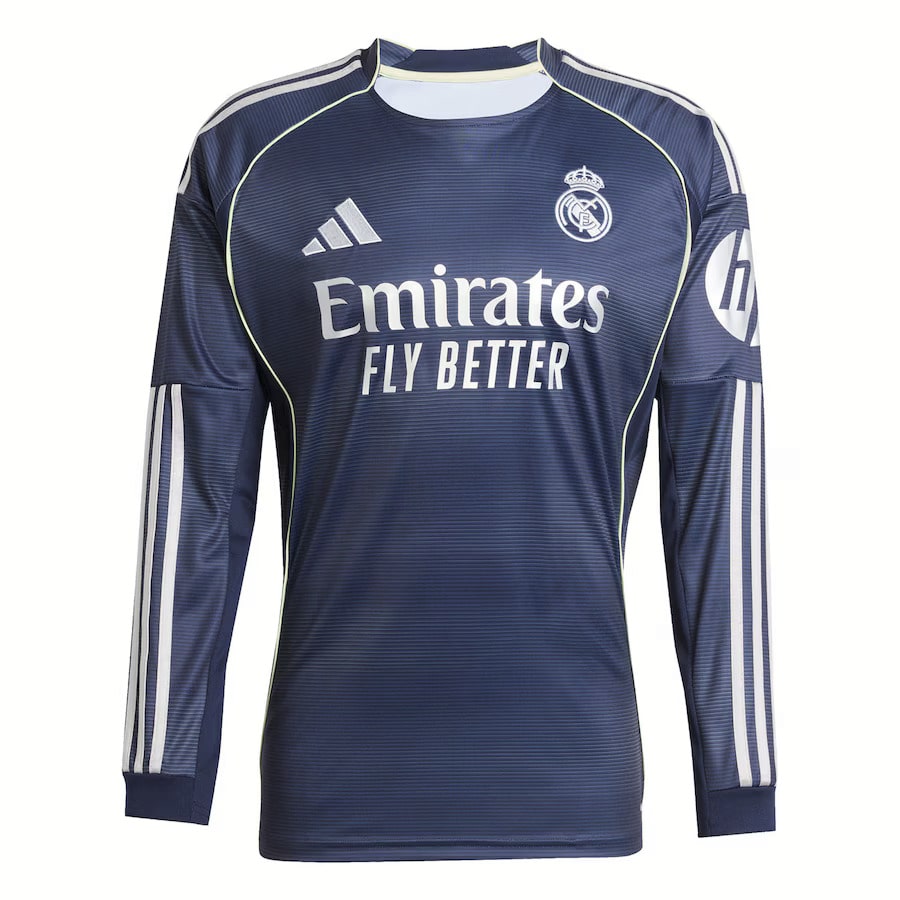 Maillot Real Madrid Exterieur 2025 2026 Manches Longues