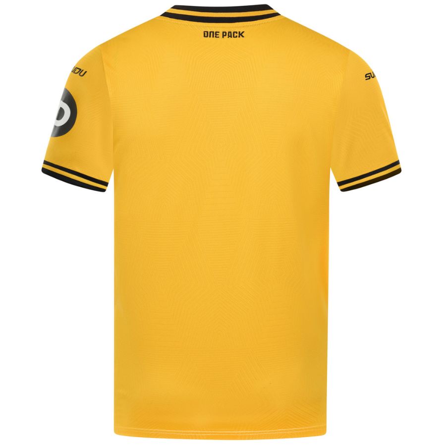 Maillot Kit Enfant Wolverhampton Domicile 2024 2025 Gold – Image 3