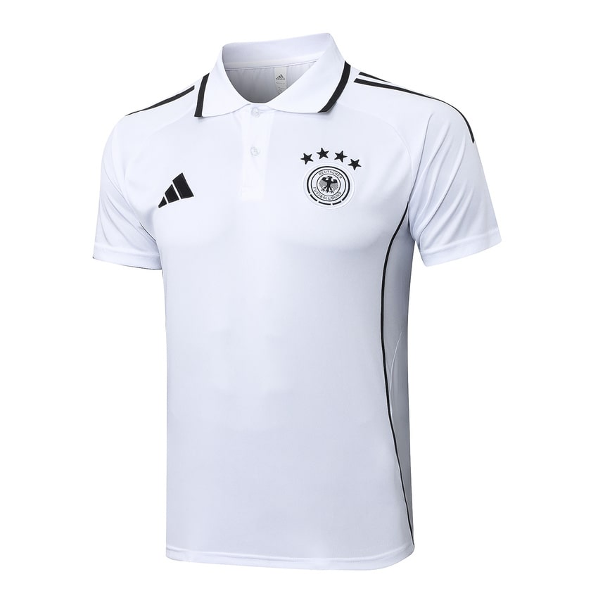 Survetement Allemagne Polo 2025 2026 Blanc Noir – Image 2