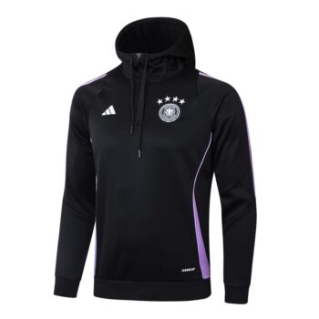 Alternative view of Survetement Allemagne Sweat 2024 2025 Noir