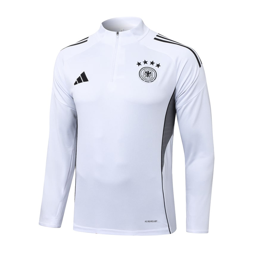 Survetement Allemagne Training 2025 2026 Blanc Noir – Image 2