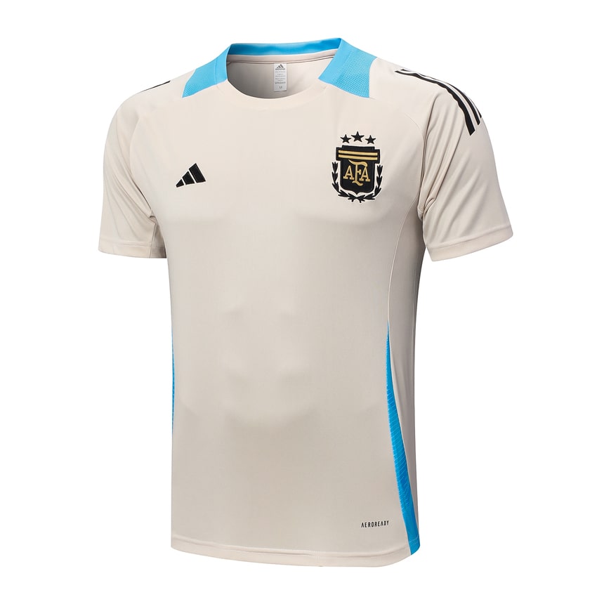 Ensemble Maillot Short Argentine 2024 2025 Beige – Image 2