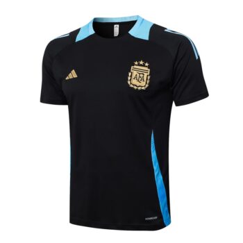 Alternative view of Ensemble Maillot Short Argentine 2024 2025 Noir