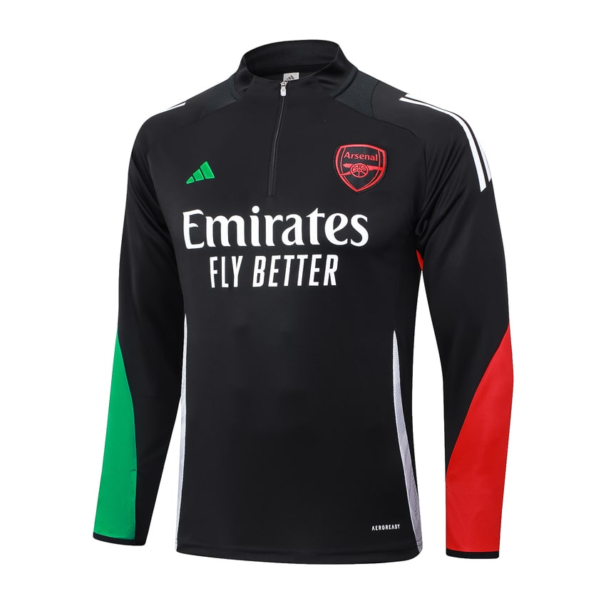 Survetement Arsenal Training 2024 2025 Noir – Image 2