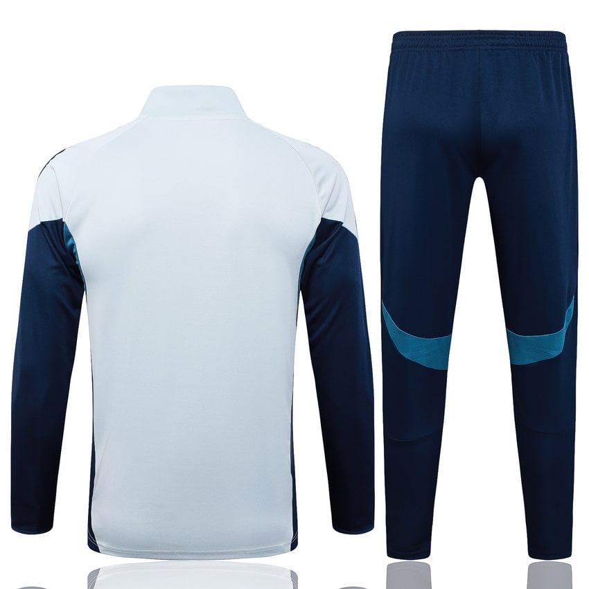 Survetement Arsenal Veste 2025 2026 Blanc Bleu – Image 4