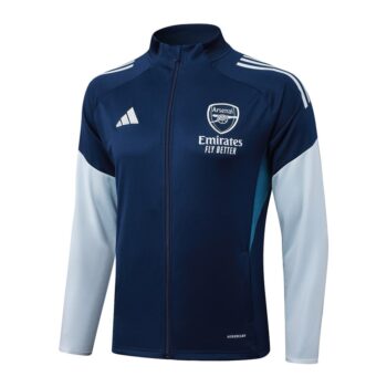 Alternative view of Survetement Arsenal Veste 2025 2026 Bleu Blanc