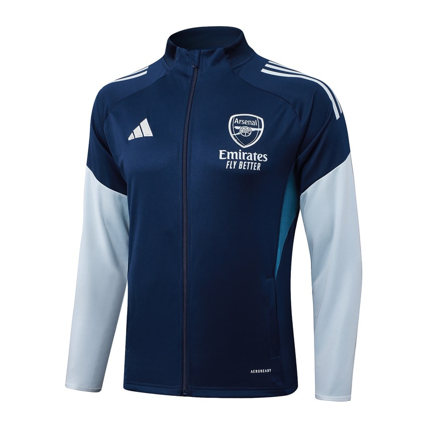 Survetement Arsenal Veste 2025 2026 Bleu Blanc – Image 2