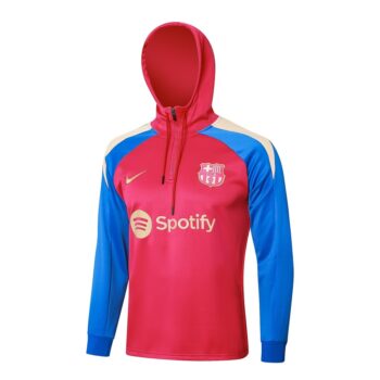 Alternative view of Survetement Barca Sweat 2024 2025 Rouge Clair