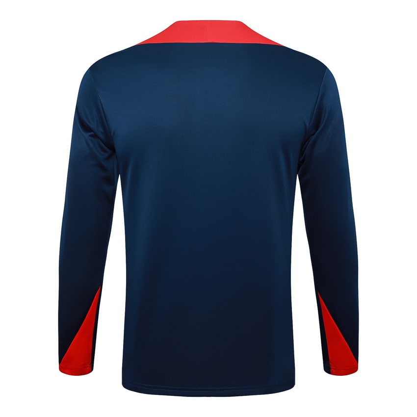 Survetement Barca Training 2024 2025 Bleu Motif – Image 3