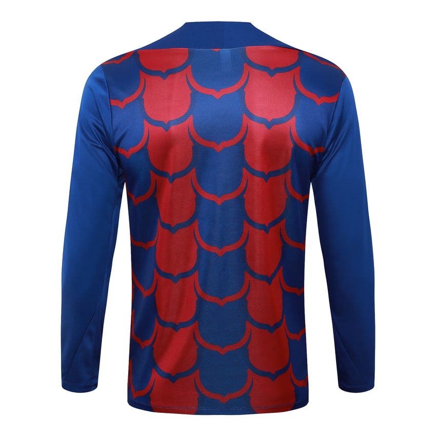 Survetement Barca Training 2024 2025 Bleu Rouge – Image 3