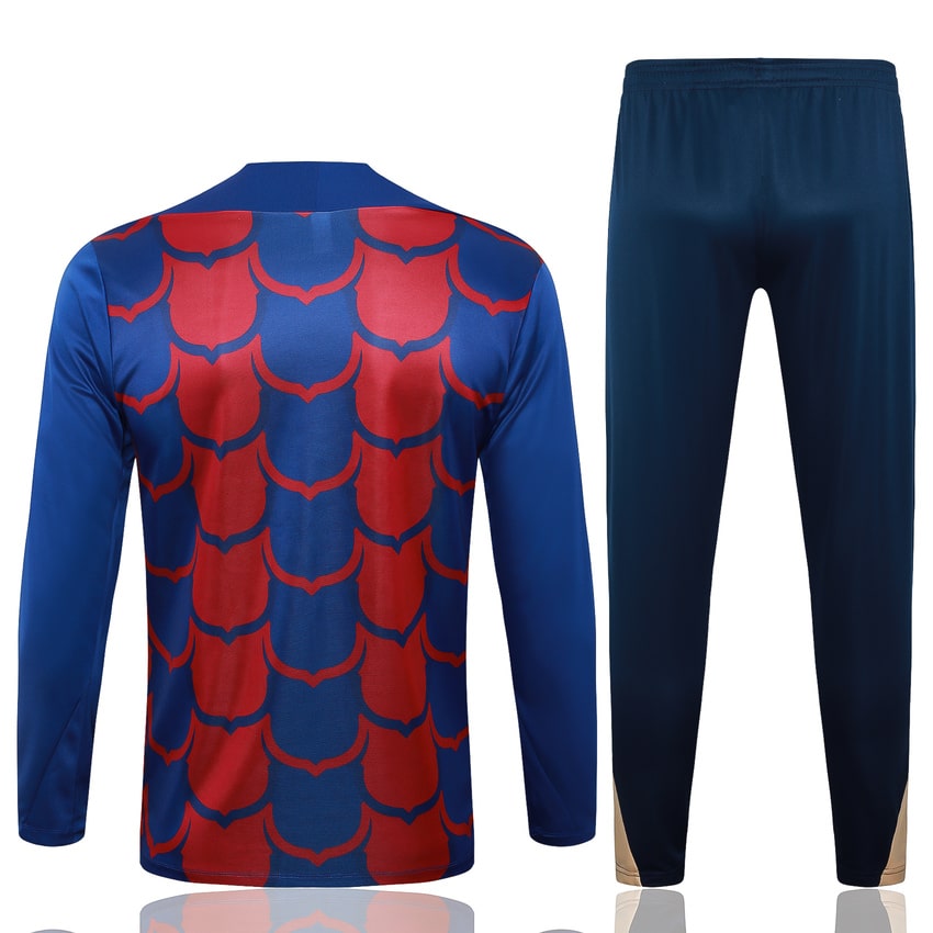 Survetement Barca Training 2024 2025 Bleu Rouge – Image 4