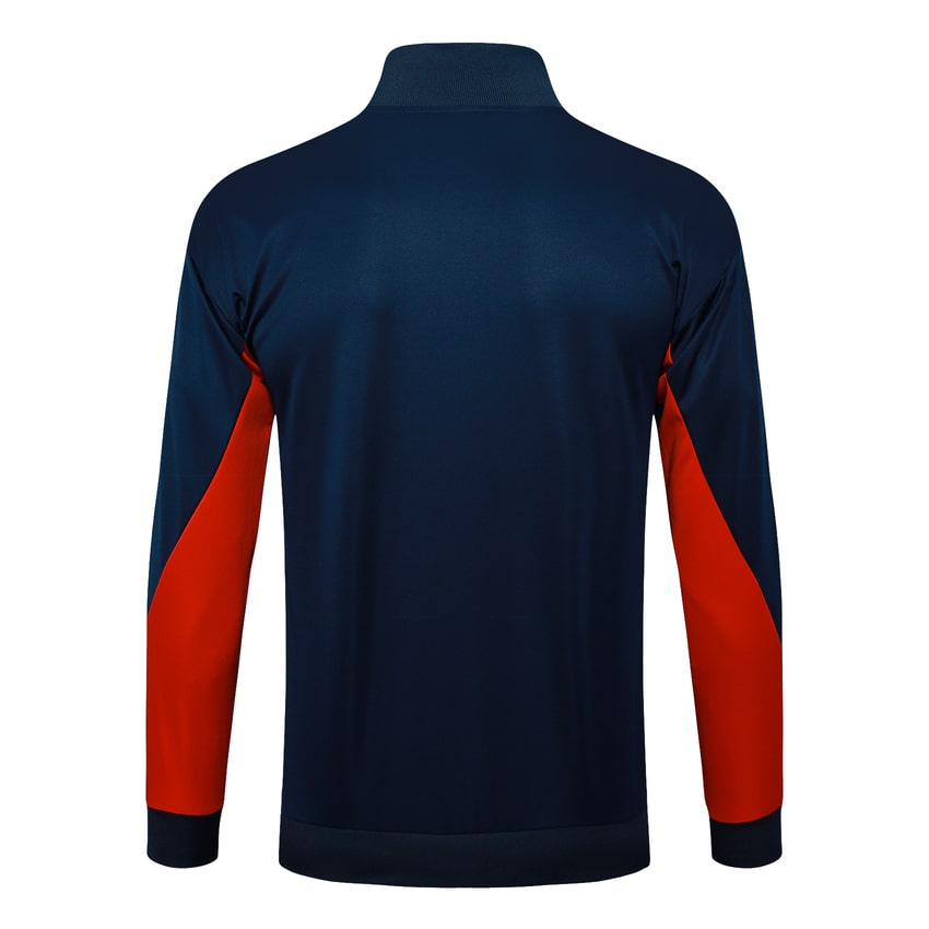 Survetement Barca Veste 2024 2025 Bleu Motif – Image 3