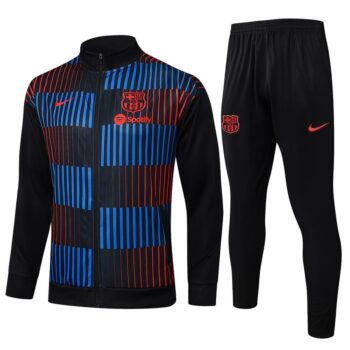 Survetement Barca Veste 2024 2025 Noir Bleu