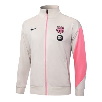 Alternative view of Survetement Barca Veste 2025 2026 Beige Rose