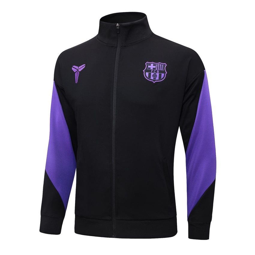 Survetement Barca Veste 2025 2026 Noir Violet – Image 2