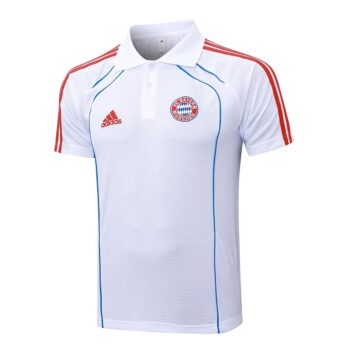 Alternative view of Survetement Bayern Munich Polo 2025 2026 Blanc