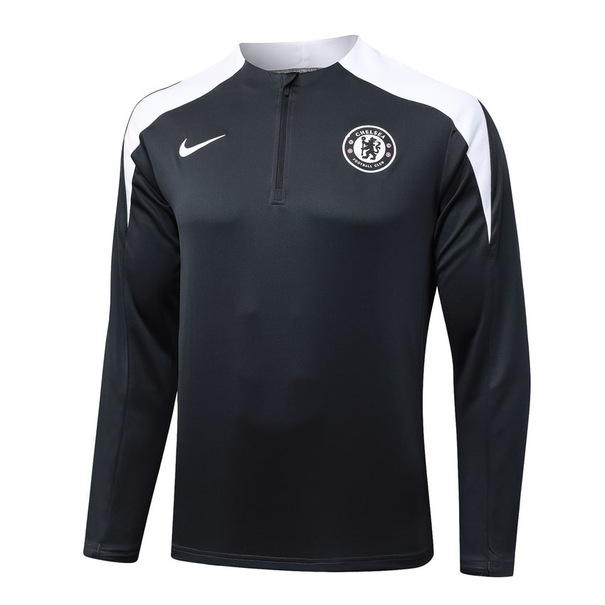 Survetement Chelsea Training 2025 2026 Noir Blanc – Image 2