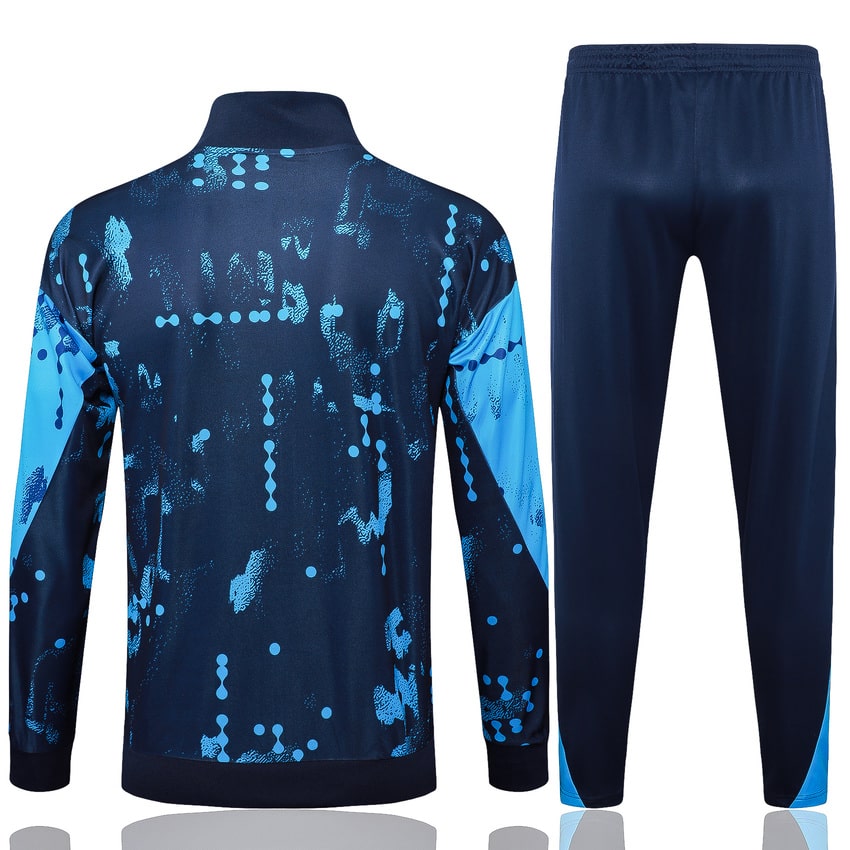 Survetement Chelsea Veste 2024 2025 Bleu Motif – Image 4