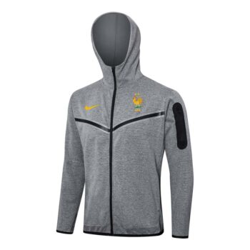 Alternative view of Survetement Equipe de France Sweat 2024 2025 Gris