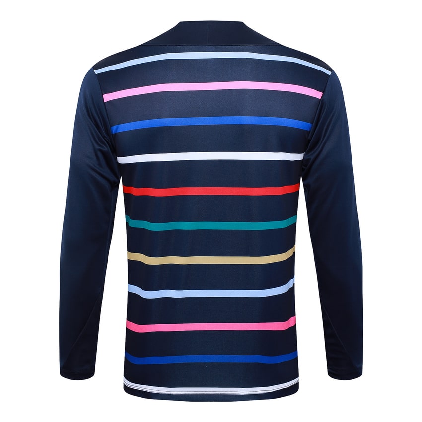 Survetement Equipe de France Training 2024 2025 Bleu Motif – Image 3