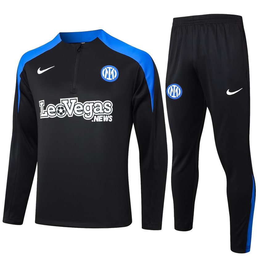 Survetement Inter Milan Training 2024 2025 Noir Foncé