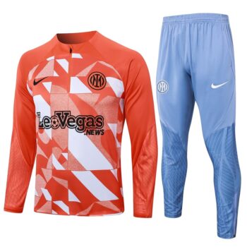 Survetement Inter Milan Training 2024 2025 Rouge Blanc