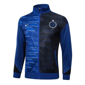 Alternative view of Survetement Inter Milan Veste 2024 2025 Bleu Noir