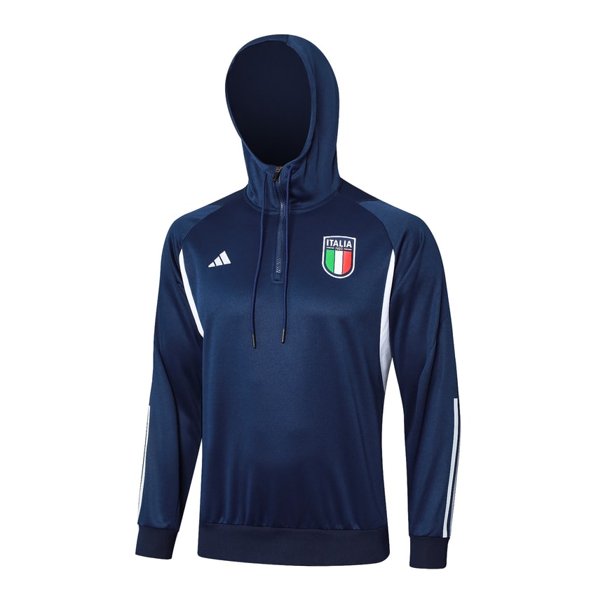Survetement Italie Sweat 2024 2025 Bleu Foncé – Image 2