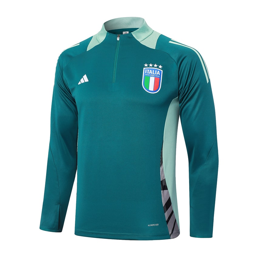 Survetement Italie Training 2024 2025 Vert – Image 2
